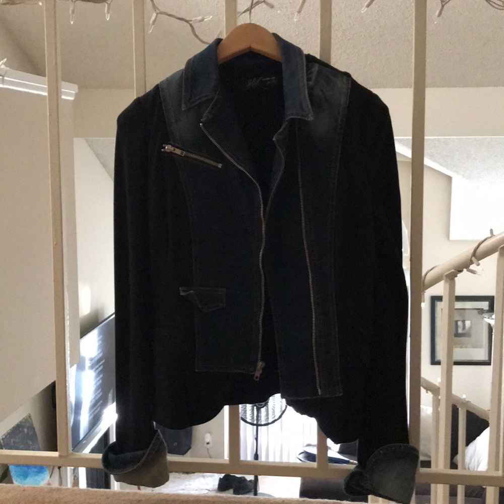 Denim jacket.